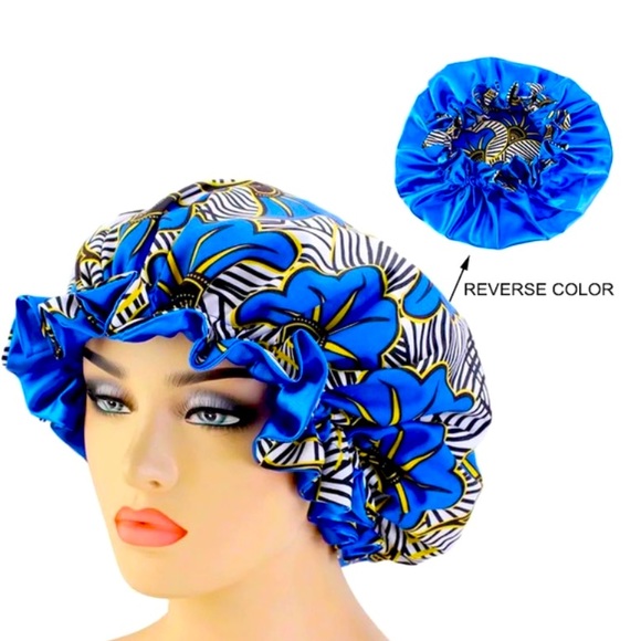 Classy Silky & Smooth Satin Bonner Cap. - Picture 8 of 9